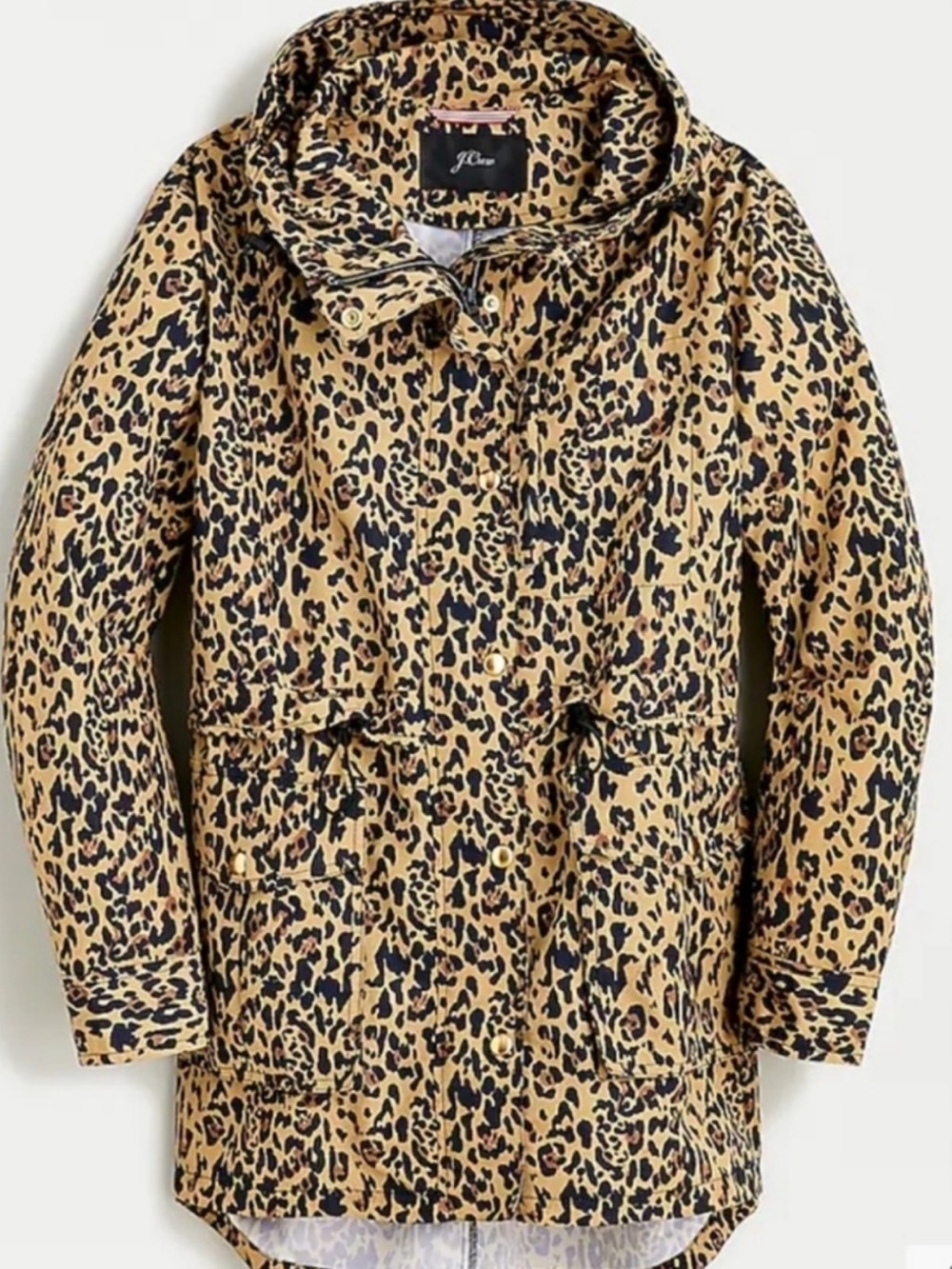J. Crew Animal Print Utility Jacket